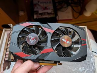 ASUS Cerberus GeForce GTX 1050 Ti 4GB OC Edition.