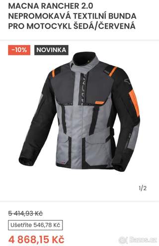 MACNA RANCHER 2.0 Moto Bunda velikost Xl