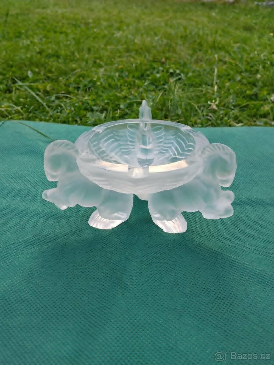 Masivní Art Deco popelník Koně / Pegas Top Stav