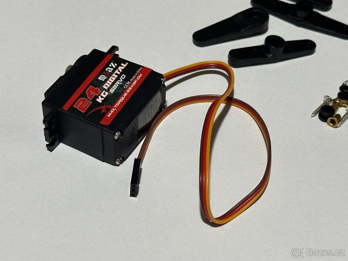 RC servo 24KG ( kovové převody / 180° / vysoký výkon )