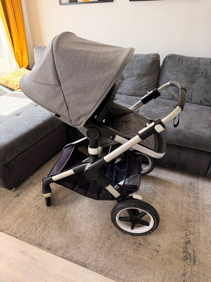 Bugaboo fox 3 - melange grey -trojkombinace