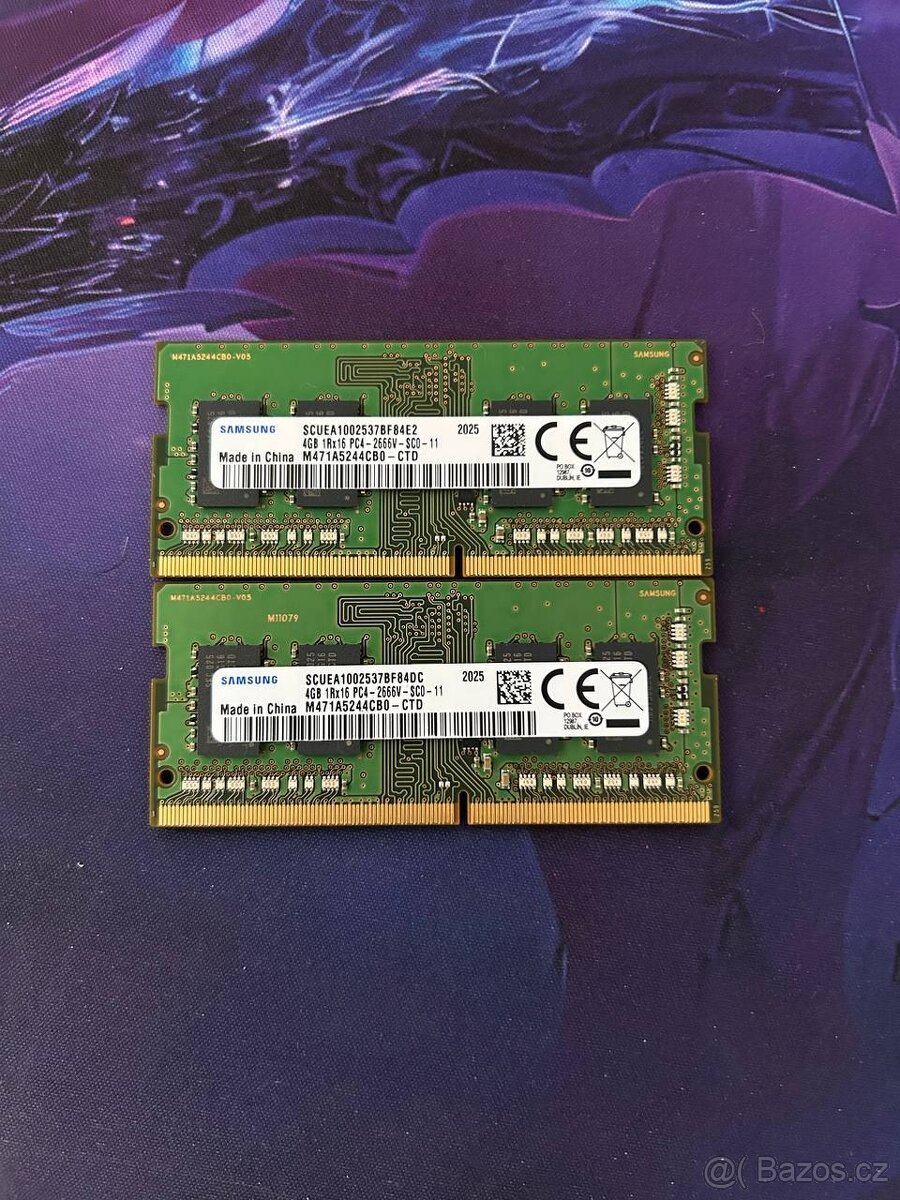 DDR4 2x4GB 2666V Samsung (8GB) SO-DIMM