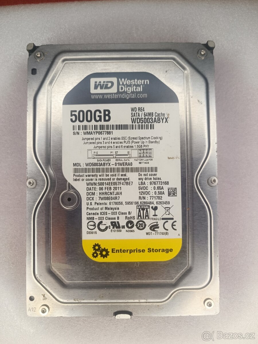HDD WD 500GB