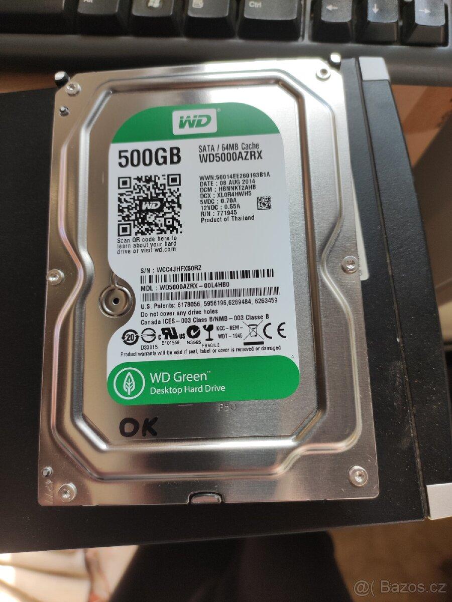 HDD WD 500GB green sata 3.5 WD5000AZRX