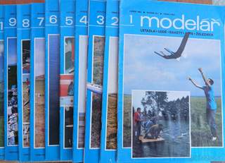 Časopis Modelář zbytky roků 1990, 1992 a 1994