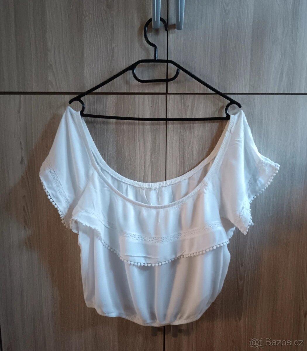 Krásná crop halenka vel. 36, H&M
