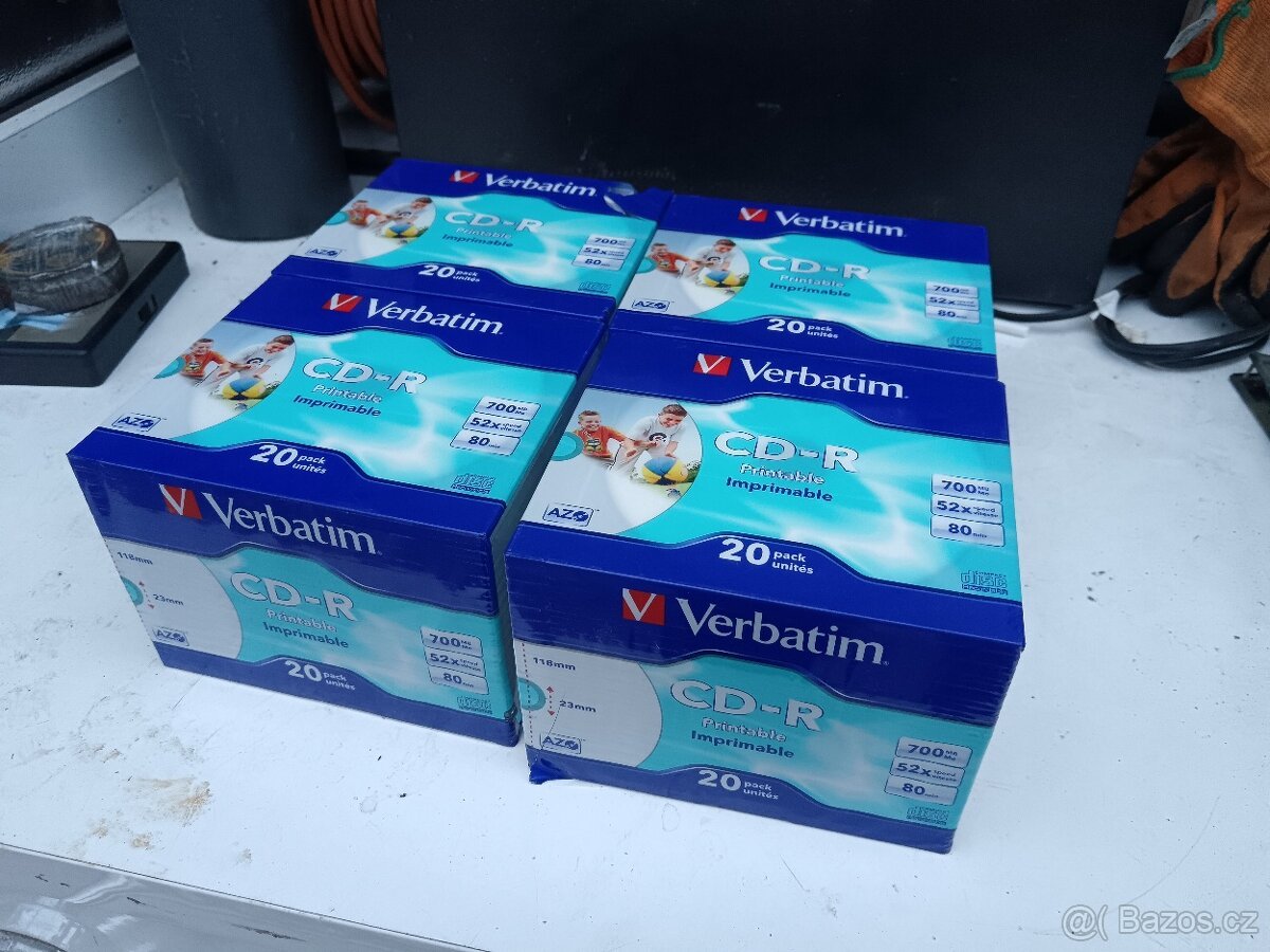 Verbatim CD-R, 700mb, 80 kusů