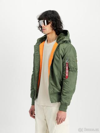 Alpha Industries MA-1 Hooded Bomber Jacket s kapucou