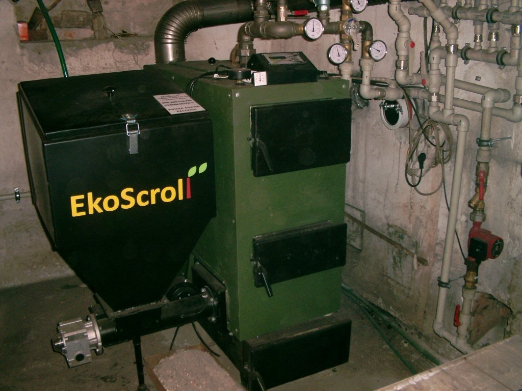 Automaticky Kotel 25kw + chytrá jednotka + ventil