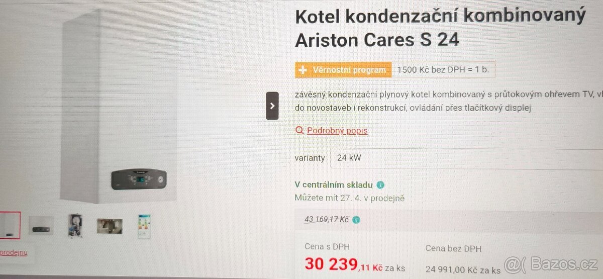 ARISTON CARES S 24 NOVÝ