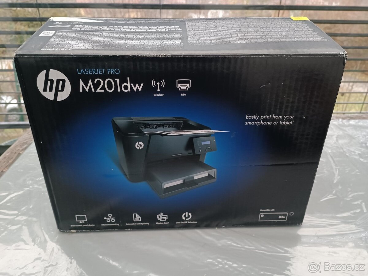 HP LaserJet Pro M201dw – WiFi černobílá laserová tiskárna