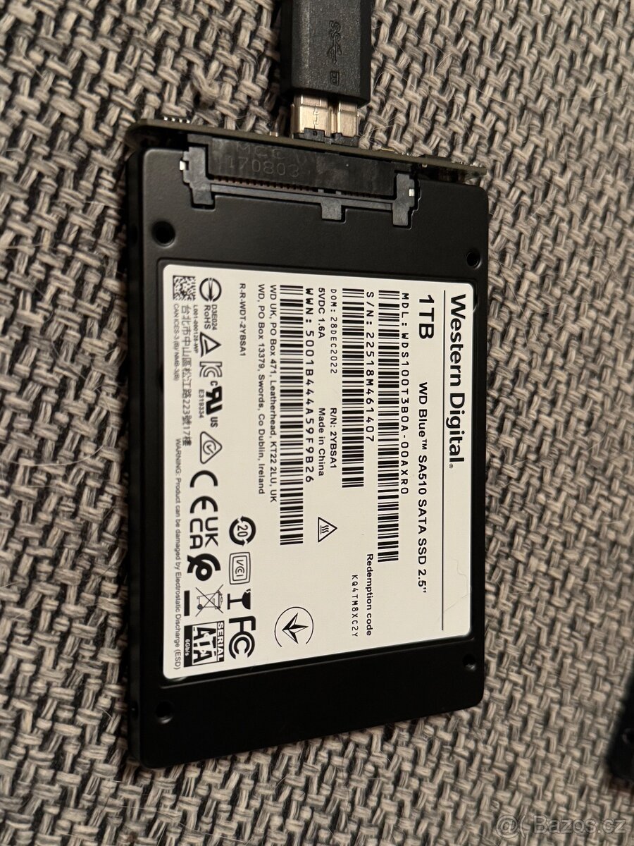 WD Blue SA510 SATA 1TB 2.5"