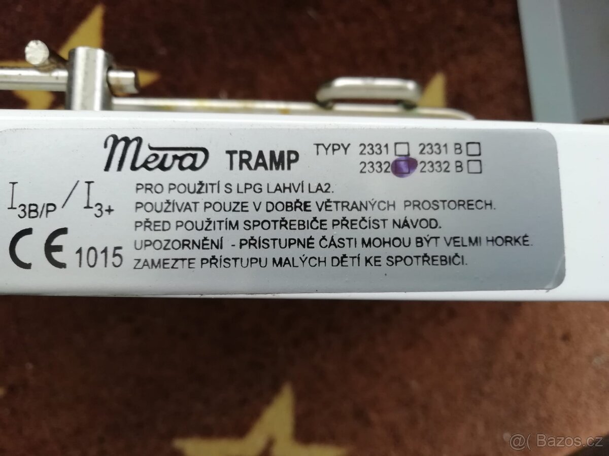 Plynový vařič MEVA TRAMP