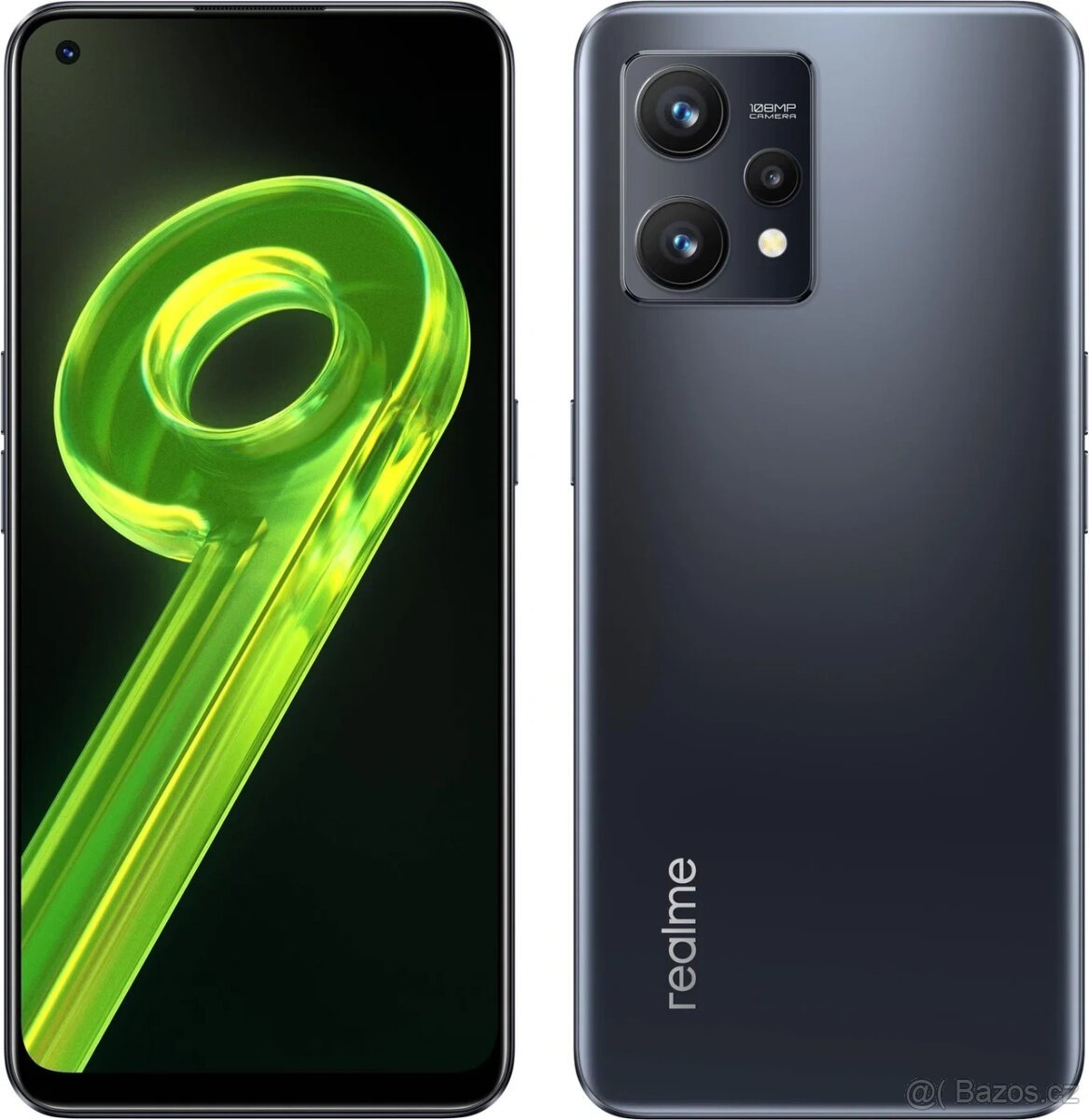 Realme 9 DualSIM 8GB/128GB černá - nový displej