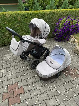 Kočárek Viva Life III 2v1 Warm Grey