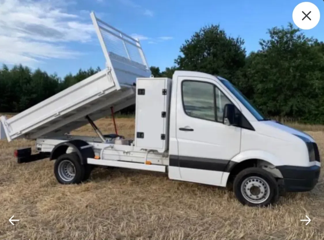 Sklápěč VW Crafter MB Sprinter 3,15m x 2m