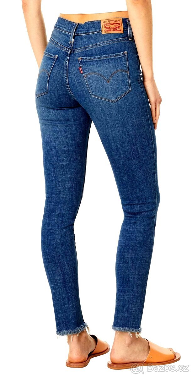 LEVIS 314 SHAPING SKINNY SLIM DENIM RIFLE STREČ W30 (LKO)😍