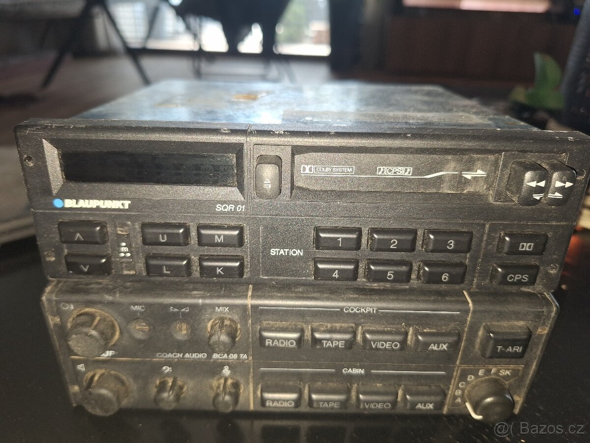 Autoradio do autobusu. Blaupunkt COACH AUDIO BCA 08 TA+SQR01