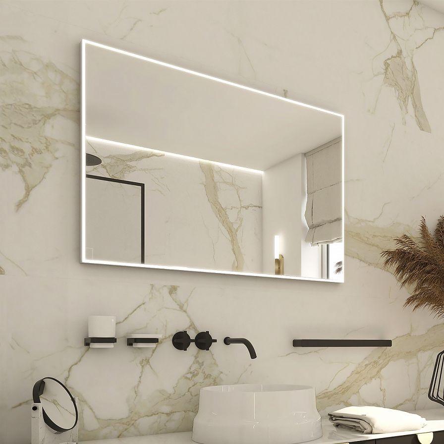LED ZRCADLO 800x700 s ceoobvodovým svícením