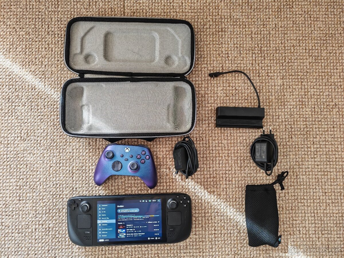 Steam Deck 512GB LCD + Steam Dock + Xbox Controller (Komplet