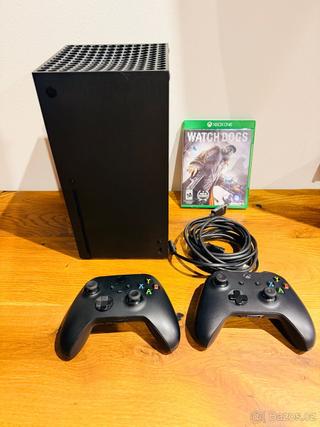 Xbox Series X 1TB + 2 ovladače + hra Watch Dogs
