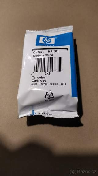 Originální cartridge HP 301 Tri-color CH562E nerozbalená