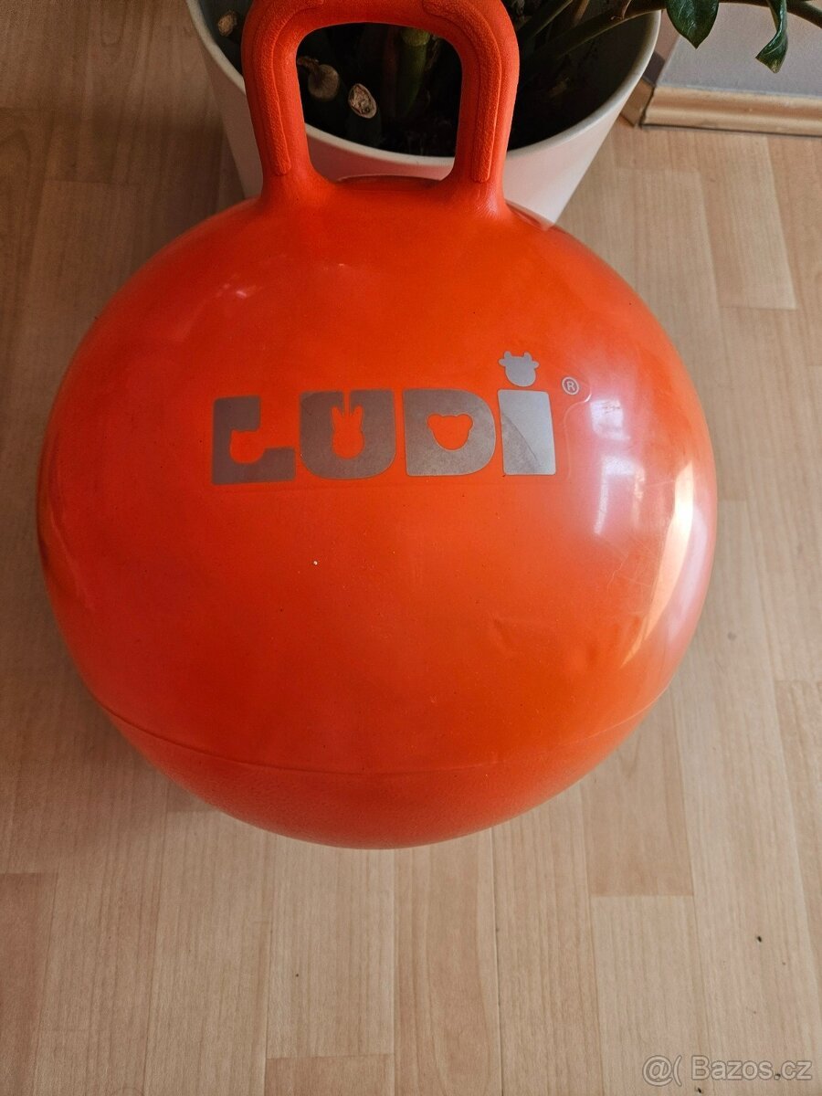 Ludi Skákací míč 55cm oranžový