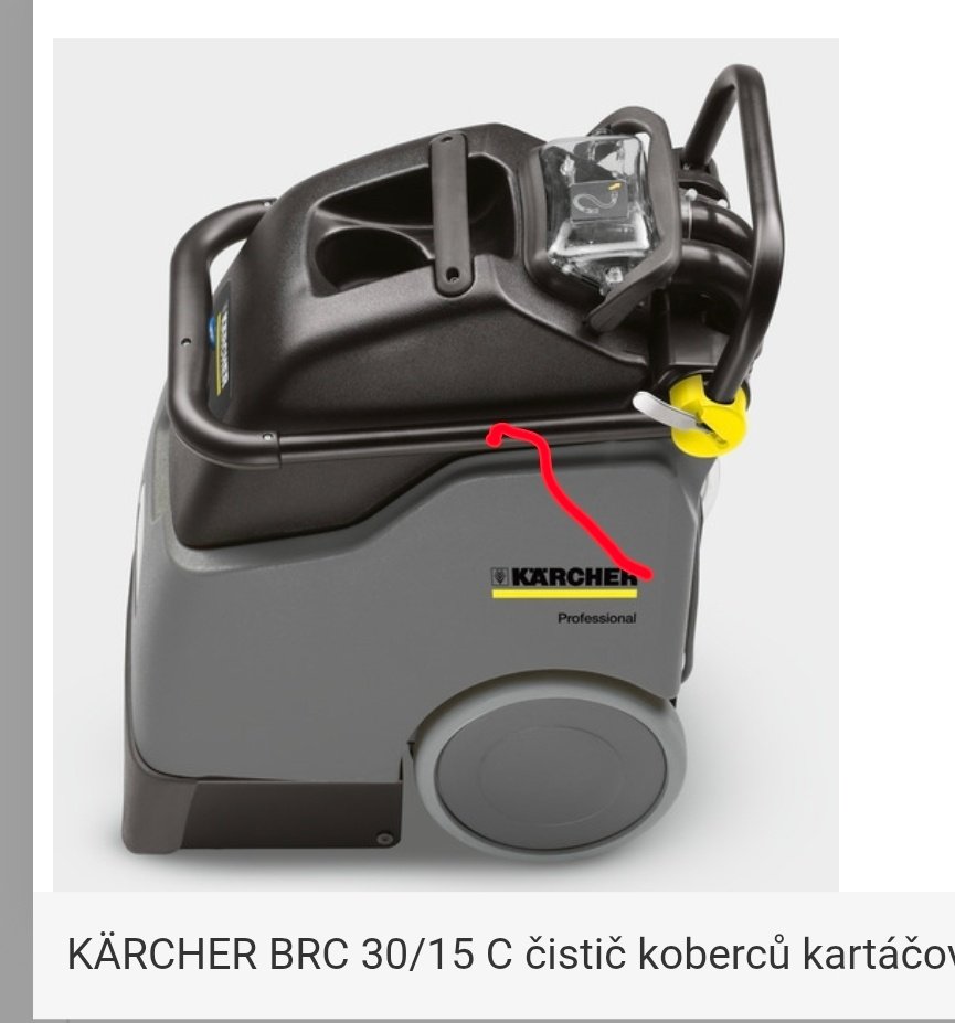 Tepovač KÄRCHER BRC 30/15 C čistič koberců kartáčový