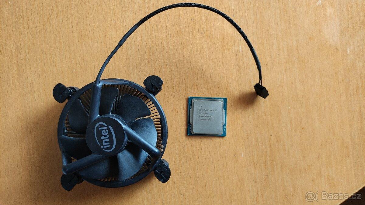 i5 11400f s originálním balením a chladičem, jako nový