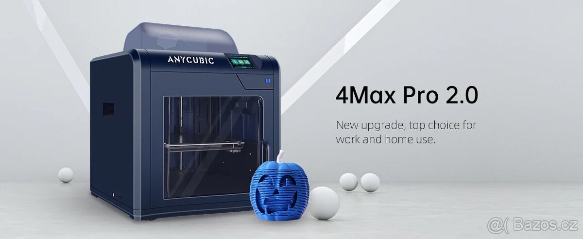 3D tiskárna Anycubic 4Max Pro 2.0 v úplně novém stavu, nepou