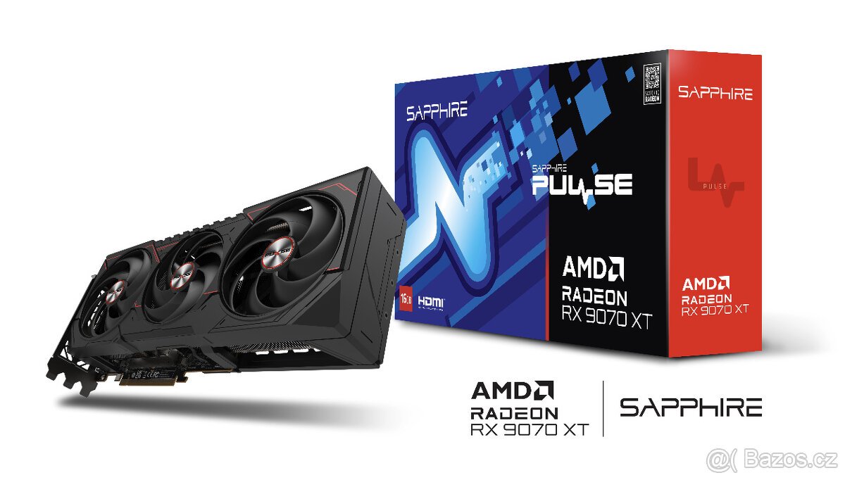 Sapphire PULSE RX 9070 XT GAMING 16GB - Záruka 2 Roky