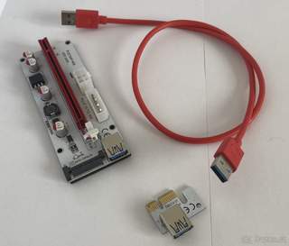 PCIe Riser x1 to x16 card ver.008 – přímá – možno zaslat