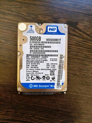 HDD WD 500 GB