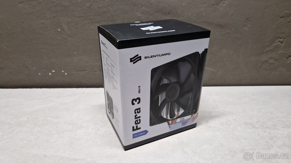 ❰ Chladič CPU | SilentiumPC Fera 3, 120mm Fan, zcela nový ❱