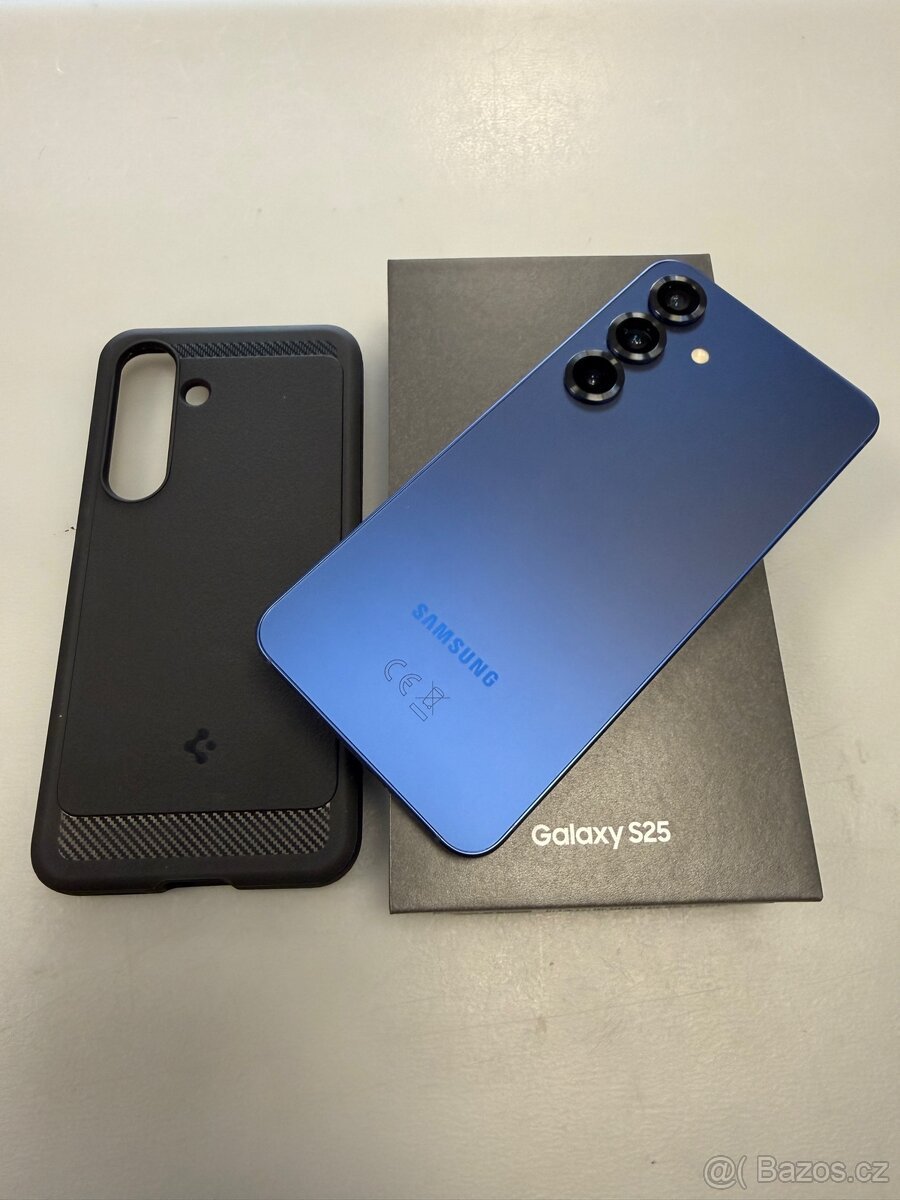 Samsung S25 128GB NAVY, ZÁNOVNÍ, záruka 3 roky
