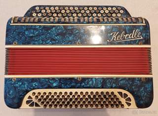 Akordeon, historická knoflíková harmonika KEBRDLE
