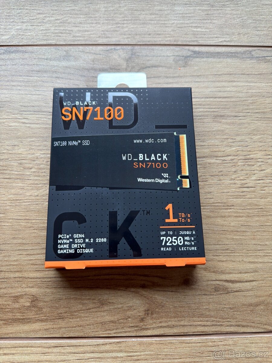WD BLACK SN7100 1TB NVMe SSD | Nový | Záruka
