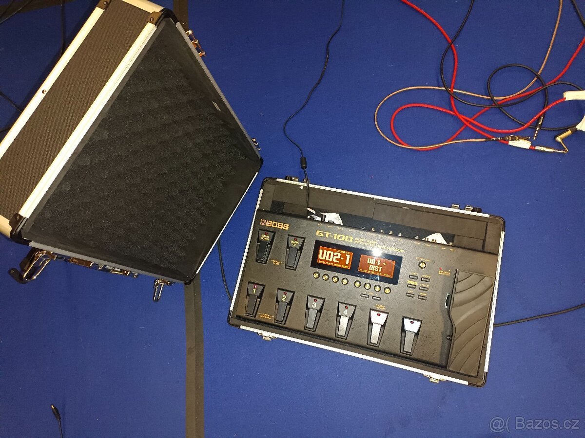 Kytarový multiefect Boss gt 100 2.0