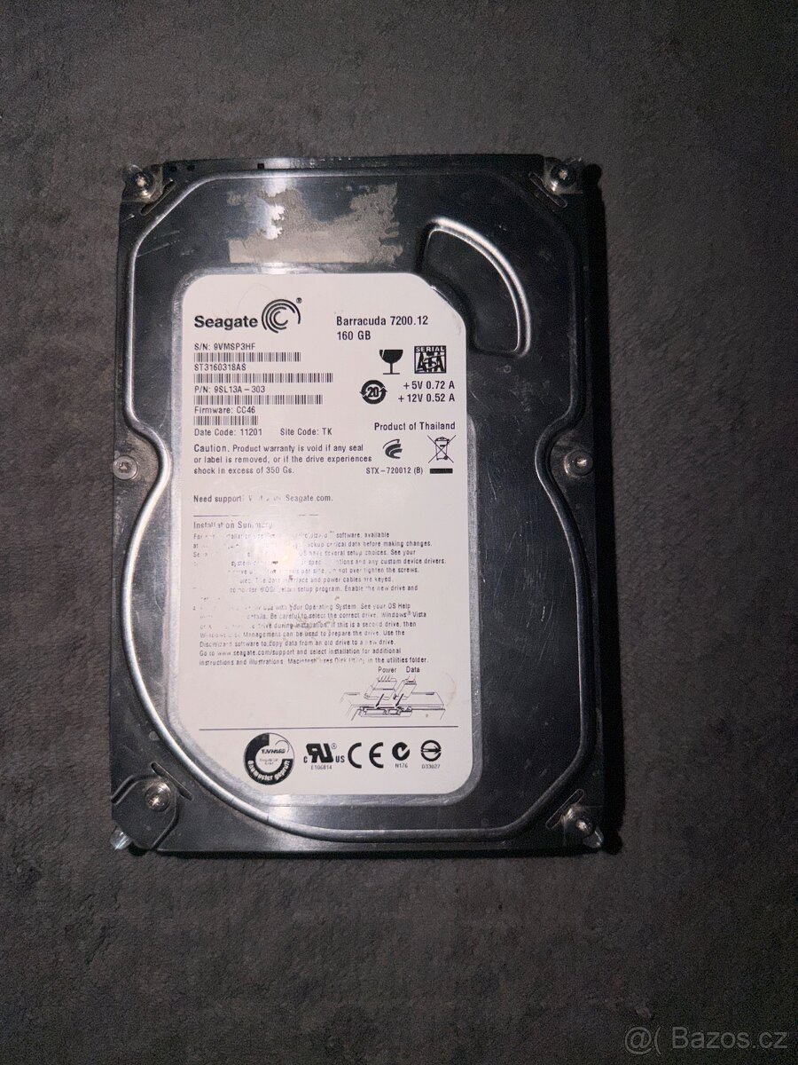 Seagate 160 GB HDD