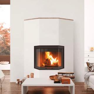 Prodám krbovou vložku s výměníkem 23kW