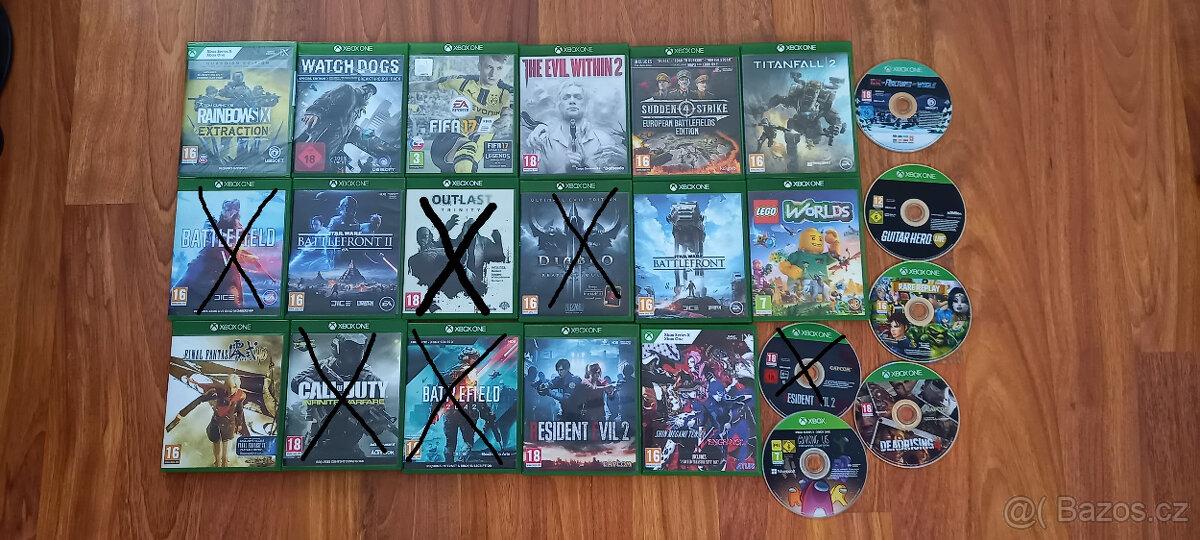 Prodám hry na XBOX one