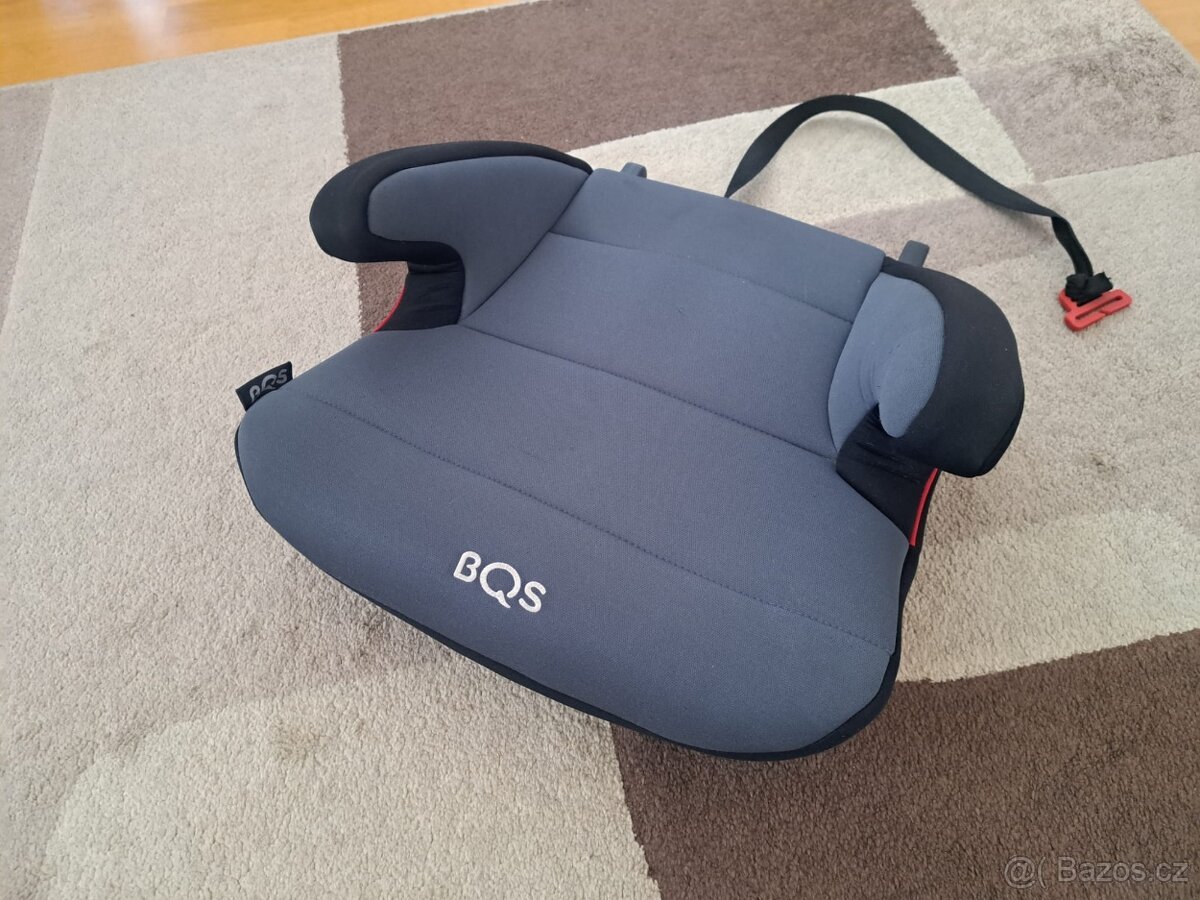 DĚTSKÝ PODSEDÁK DO AUTA BQS, 15-36kg – jako NOVÝ