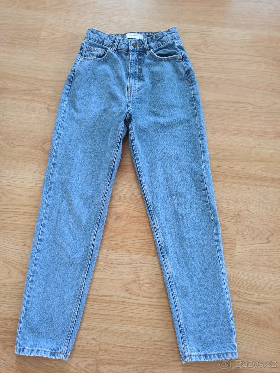 Džíny vel.34 Zn.Reserved a Zn.Shein,kraťasy zn.H&M