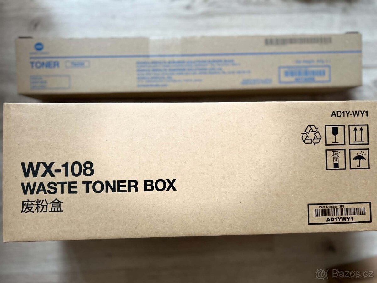 Originální černý toner TN-330+ odpadní nádobka WX-108 pro Ko