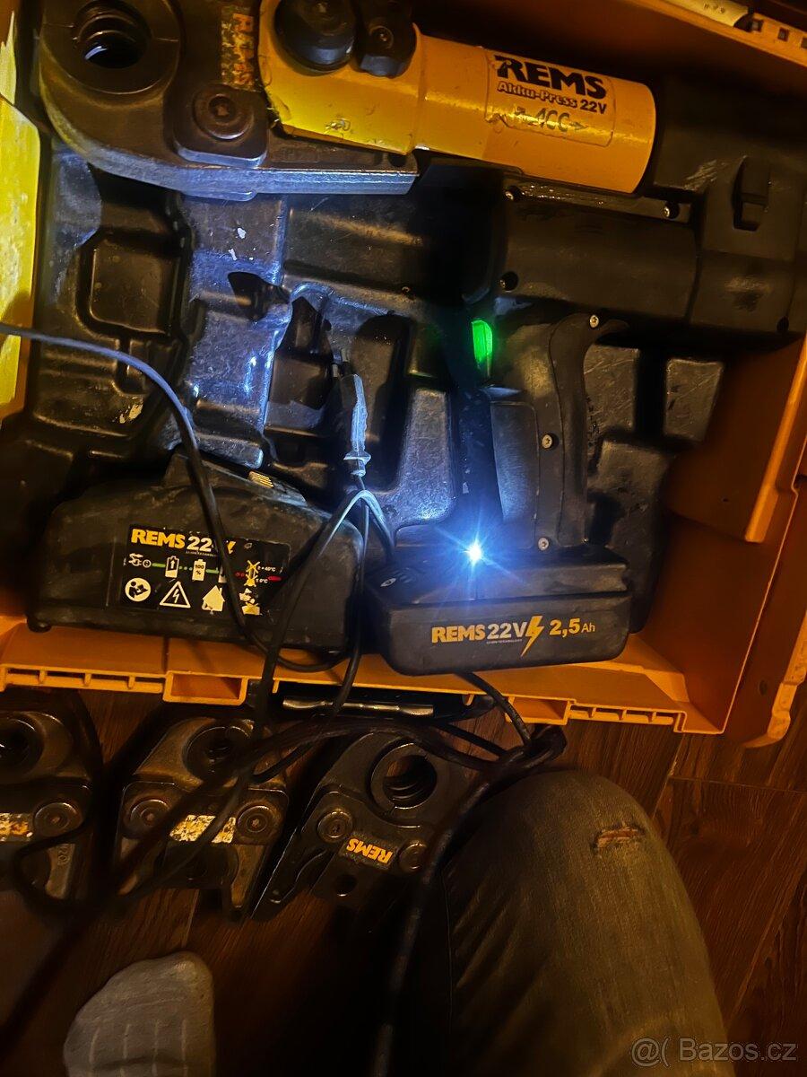 REMS AKU press 22V ACC + 4x TH 16 20 26 32