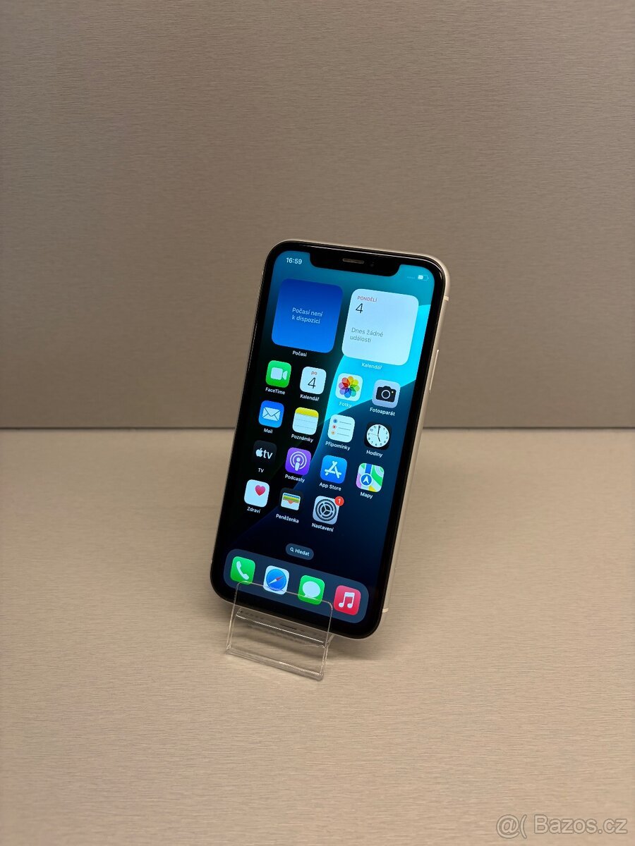 APPLE IPHONE XR 64GB BÍLÝ, ZÁRUKA, 100% BATERIE