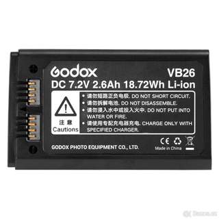 2x Godox VB26 baterie pro Godox V1 a dalsi