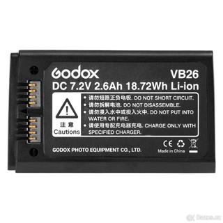 2x Godox VB26 baterie pro Godox V1 a dalsi