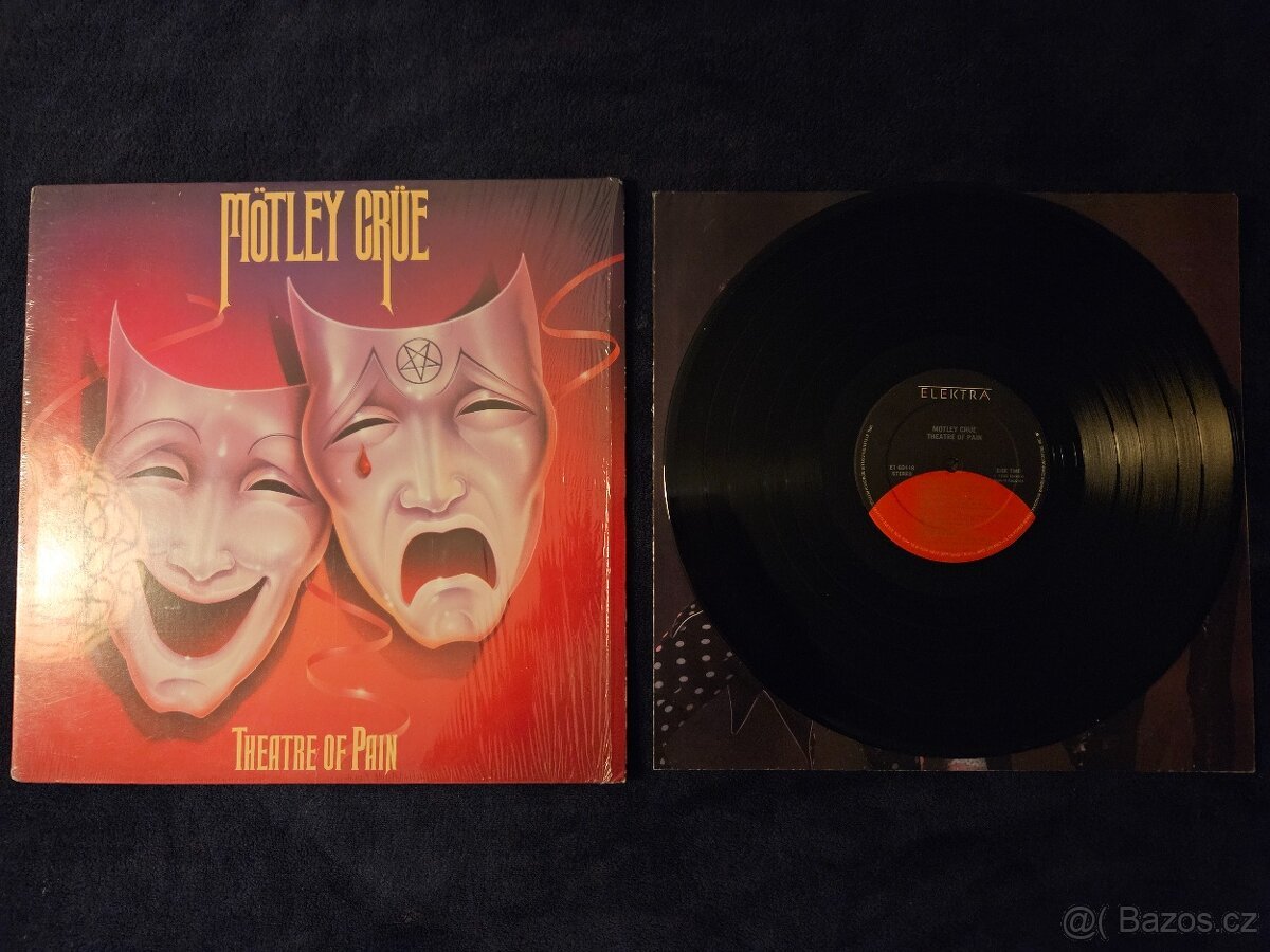 LP Mötley Crüe – Theatre Of Pain (1985) USA