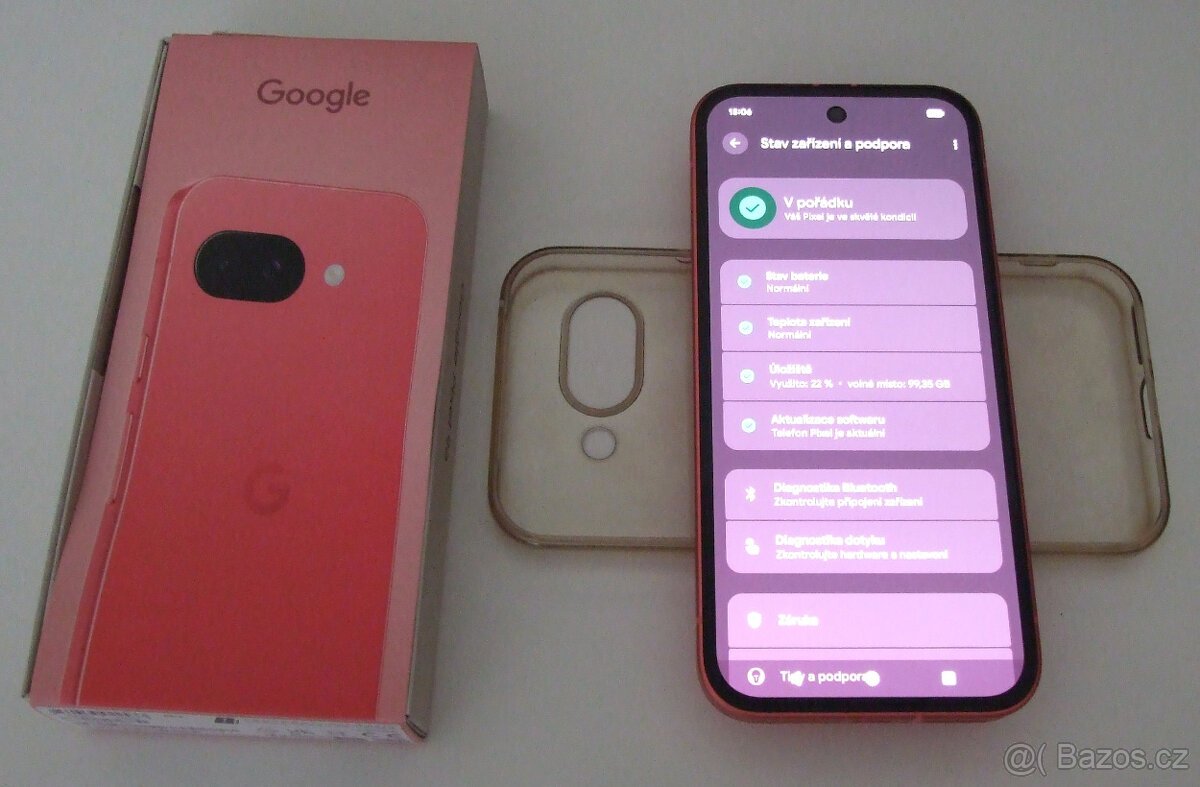 Google Pixel 9a 5G 8GB/128GB růžová